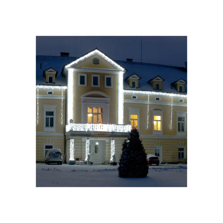 Christmas tree lights 120 LED solar cool white