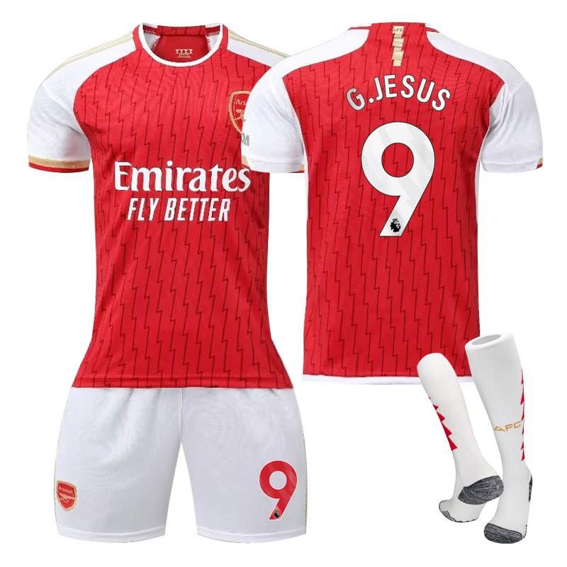 2324 Arsenal's Home Football Uniform Set Jersey No. 8 Udgau 7 Saka Player Version Fan Team