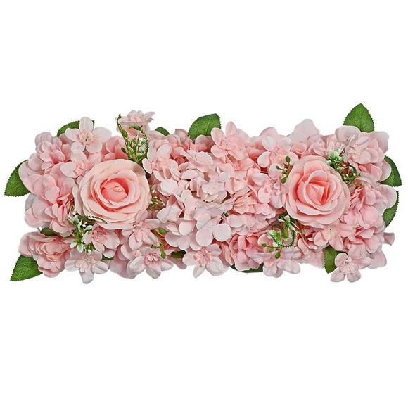 Simulation Long Flower Row Wedding Hotel Banquet Long Table Flower European Arch Trailing Flower Wedding Party Decoration Flower