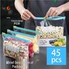 Food Grade Zipper Slider Bag, Self-Sealing for Freshness