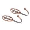 2 Alloy Elegant Decorative Curtain Holdbacks Wall Hooks with Screws