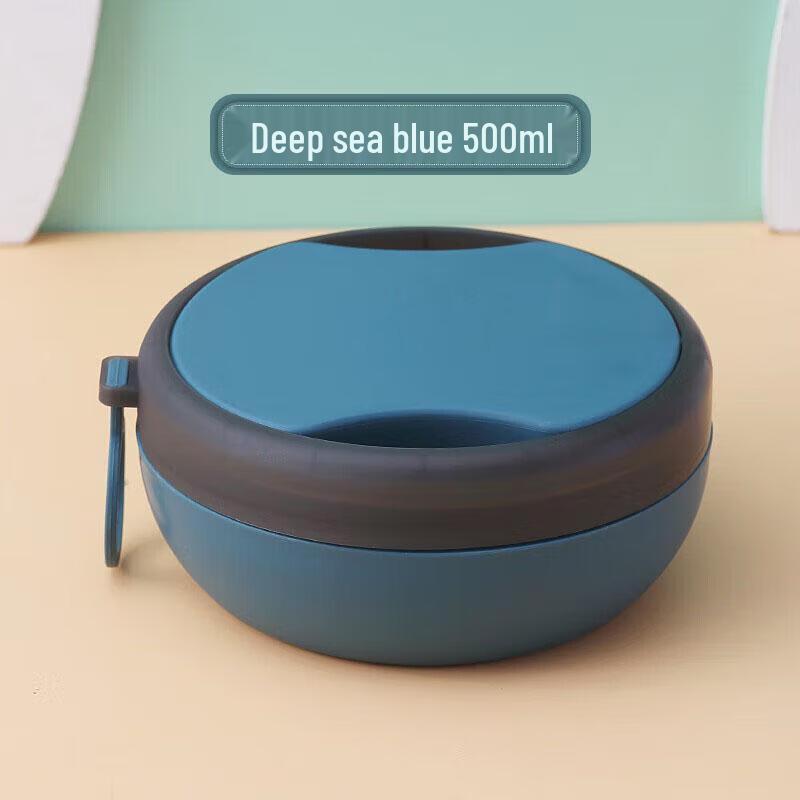 Junchu Portable Folding Bowl with Travel Cutlery Set