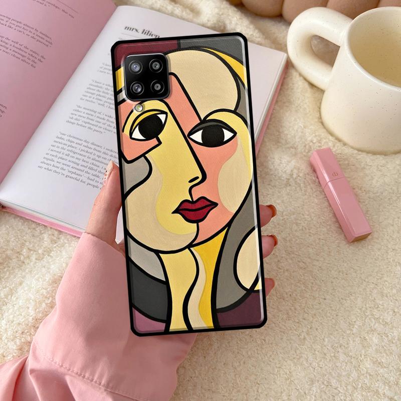 Abstract Portrait Art Painting For Samsung Galaxy A16 A26 A36 A56 A06 A53 A33 A13 A12 A32 A52 A55 A35 A15 A54 A34 A14 Case