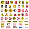 sanyuexiaozai Waterproof Decal for Laptop Motorcycle Snowboard Car Warning Stickers, DIY Decoration, Pack of 100