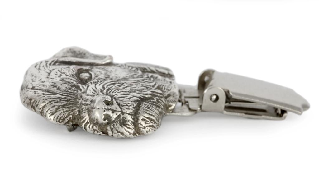 Border Terrier – Brooch with a clip, holder for a start number – Design 02 | Art-Dog