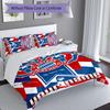 3pcs Custom Name Bayern Munich logo Bedding Set Duvet Cover Closure Includes 1 Duvet Cover&2 Pillowcases for All Seasons Bedroom Decor