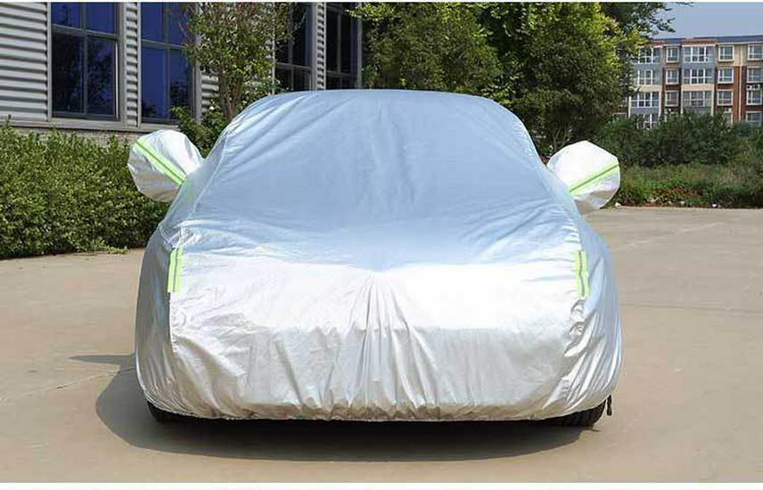 In-Stock Thickened Oxford Cloth Car Cover: Full Protection Against Sun, Rain, Snow, and Dust