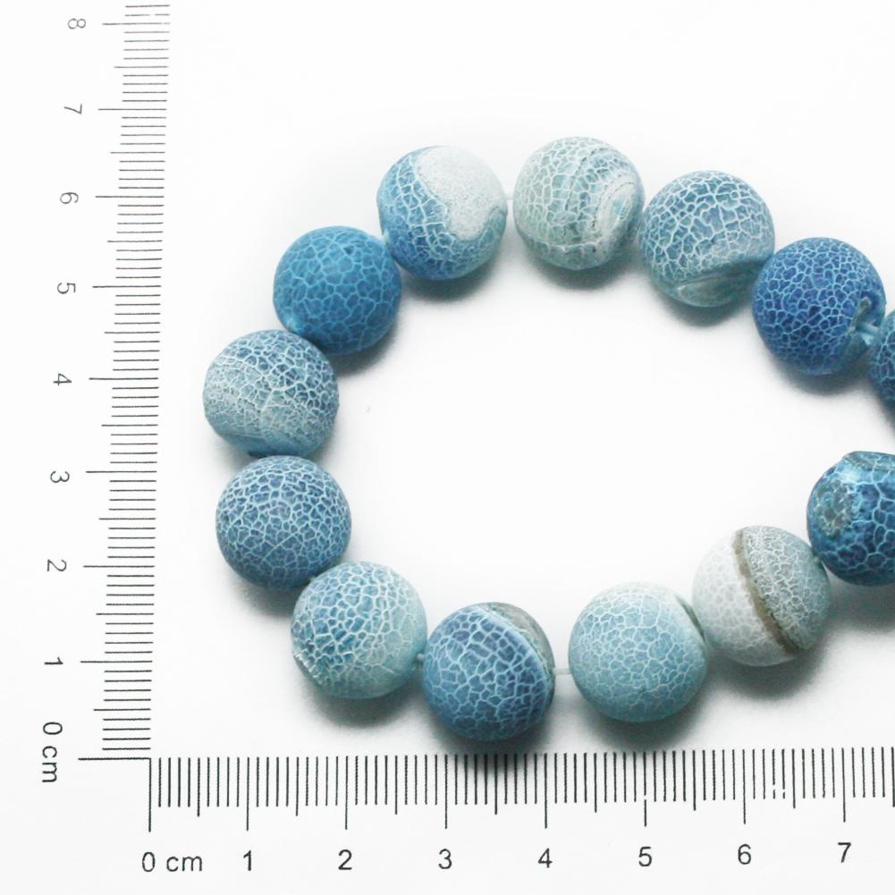 Natural Stone Frost Crab Colorful Carnelian Round Loose Beads 6 8 10 12 14MM For Jewelry Making