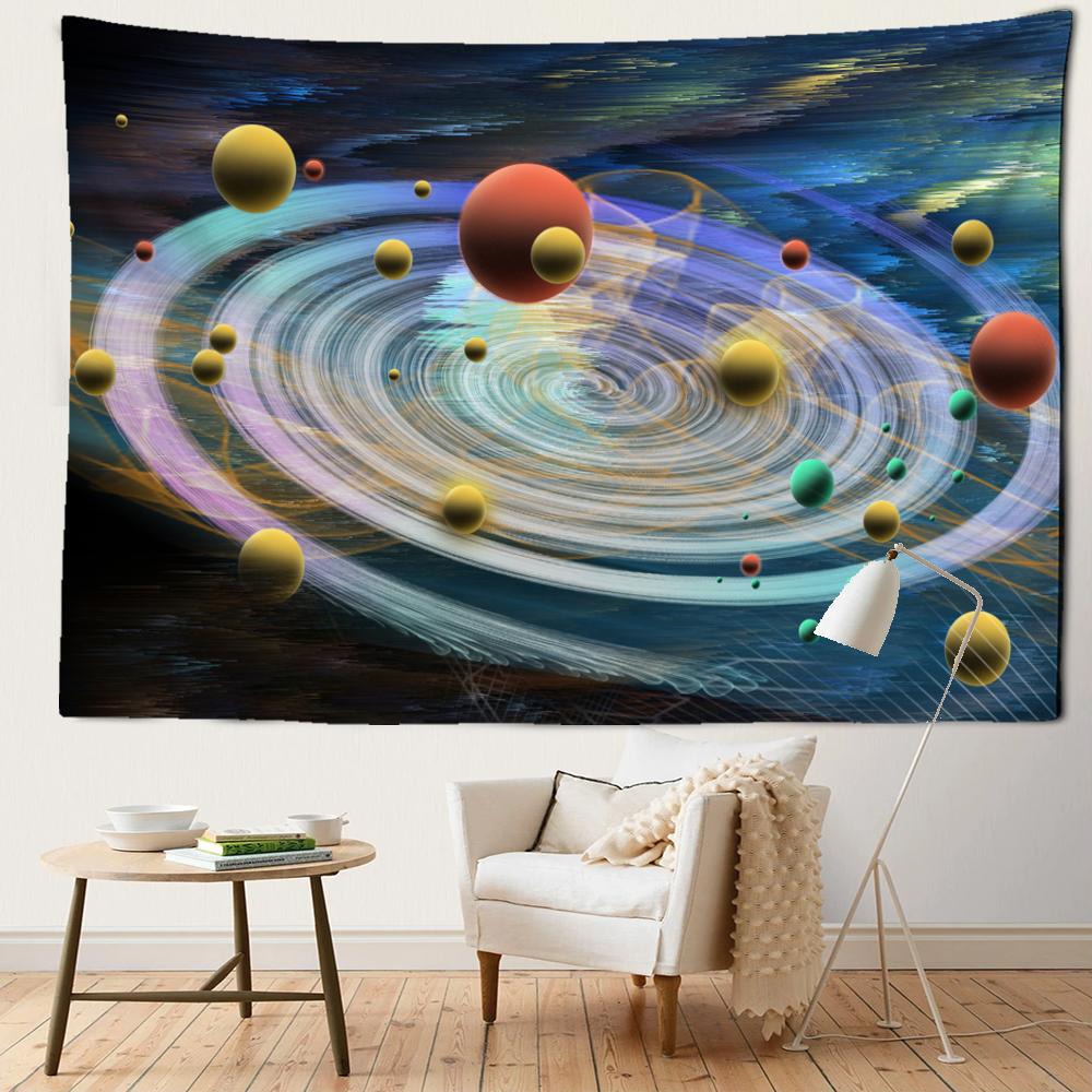 

Мультфильм Галактика Гобелен Настенный гобелен Звезда Вселенная Кавайи Психоделическое Колдовство Хиппи Общежитие Детская Комната Домашний Декор 95x70CM