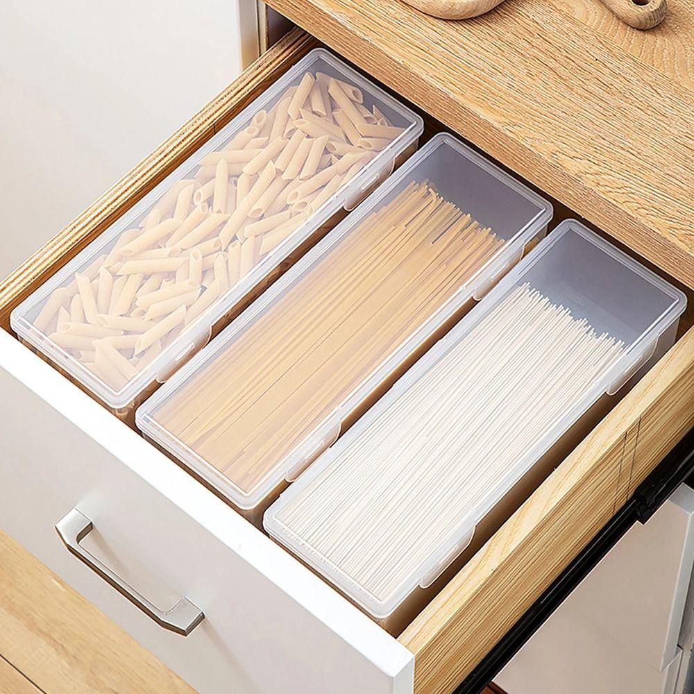1Pcs Multi-grain Spice Noodle Storage Box Plastic Food Preservation Box Refrigerator Sealed Case
