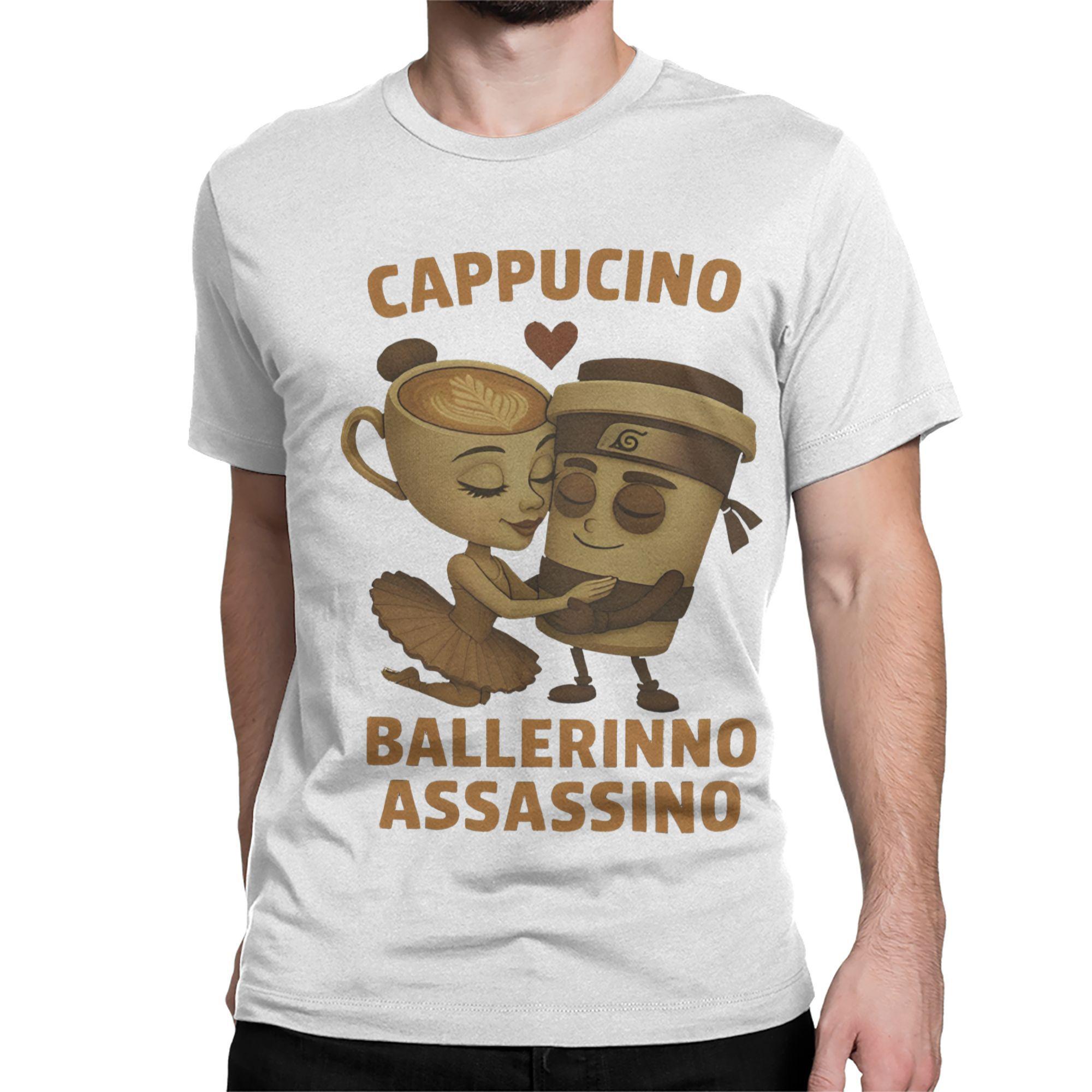 

I Have Two Sides Ballerina Cappuccina T Shirt Unisex Womens Pure Cotton TShirts Brainrot Meme Tees Short Sleeve Clothing Gift 4XL