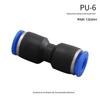 High-Pressure PE Tee & Reducer Pneumatic Quick-Fit Fittings for Air Pipe