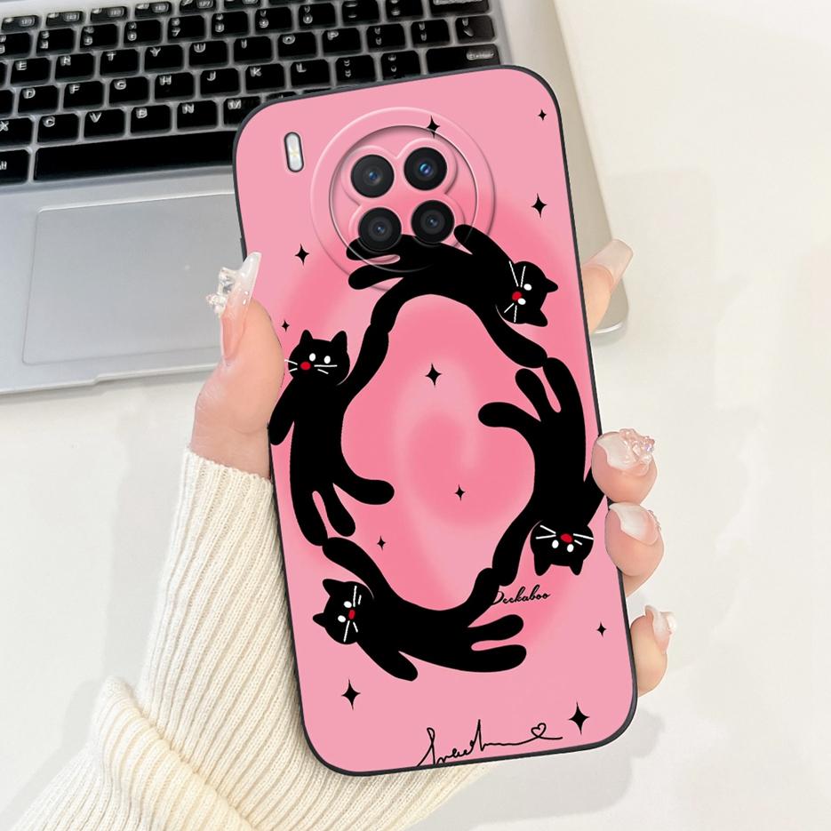 For Huawei Nova 8i Case Honor 50 Lite NTN-L22 Luxury Candy Painted Cover Soft TPU Phone Case For Honor 50 Lite Nova8i Back Cover