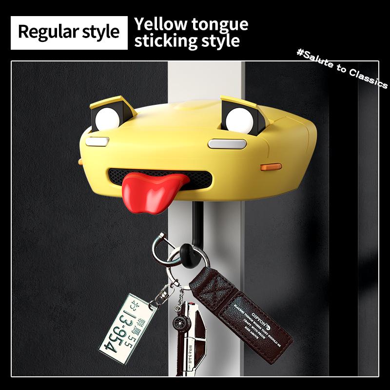 AE86 Pop-Up Headlight Key Hook: Decorative Wall Hanger & Creative Toy Car Model