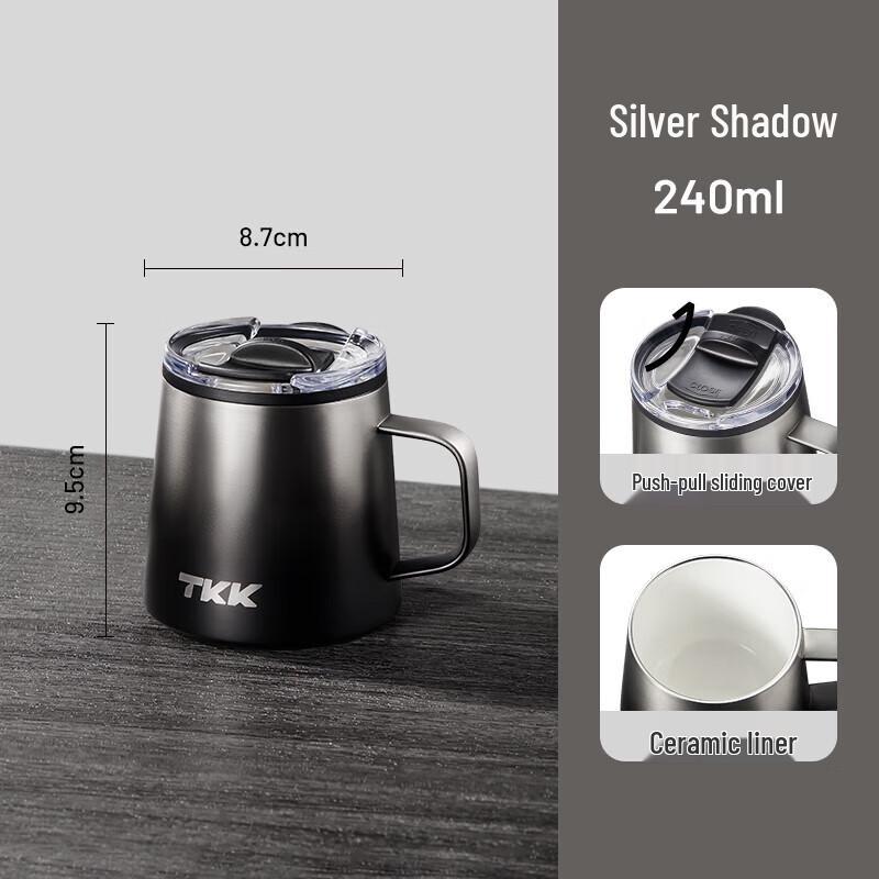 TKK 316 Stainless Steel Ceramic Lined Mug
