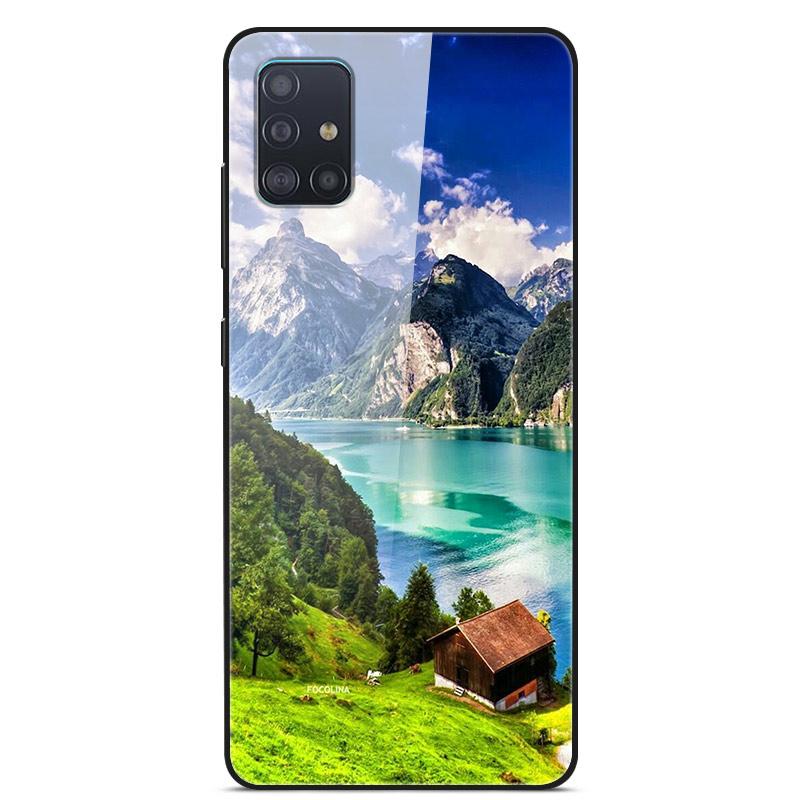 Glass Case For Samsung Galaxy A71 A51 Case A 71 Glass Back Cover For Samsung A51 A31 A71 Case A 51 For Samsung M31s M51 A31 Case