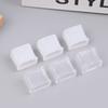 10Pcs Referee Whistle Cover Transparent White Whistle Cushioned Mouth Grip Soccer Referee Whistle Protective Accessories