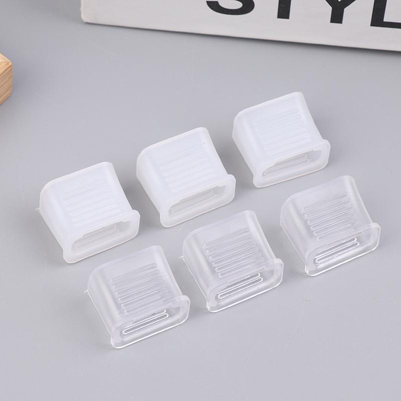 10Pcs Referee Whistle Cover Transparent White Whistle Cushioned Mouth Grip Soccer Referee Whistle Protective Accessories