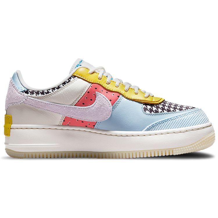 Nike Dámské tenisky Air Force 1 Shadow Patchwork Vícebarevné Plachetnicová Vodíkově modrá DM8076-100