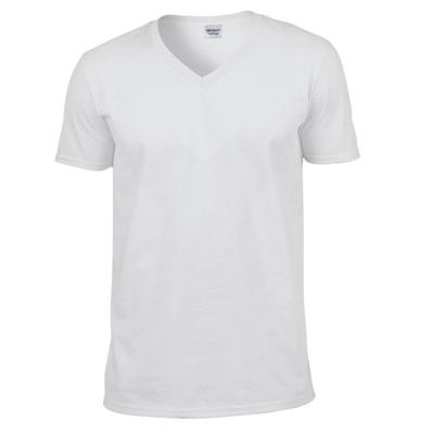 Gildan Unisex T-skjorte med V-hals for voksne, myk stil