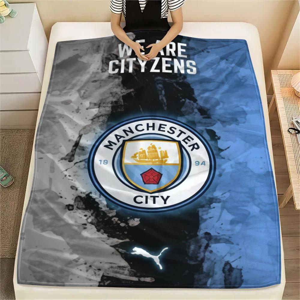 Coole MCFC Drucke Decke, Hohe Qualität, Bequem für Alle Jahreszeiten, Heimdekoration, Wärme und Komfort
