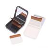 Portable Traceless Soft Flat Foundation Brush Set Ultra-Thin With Built-In Mirror One-Character Design Flawless Base Makeup