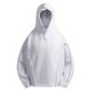 Men Women Casual Hip Hop Hoodie Solid Color Zip Up Streetwear Sweatshirt Teens