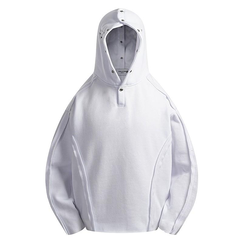 Men Women Casual Hip Hop Hoodie Solid Color Zip Up Streetwear Sweatshirt Teens