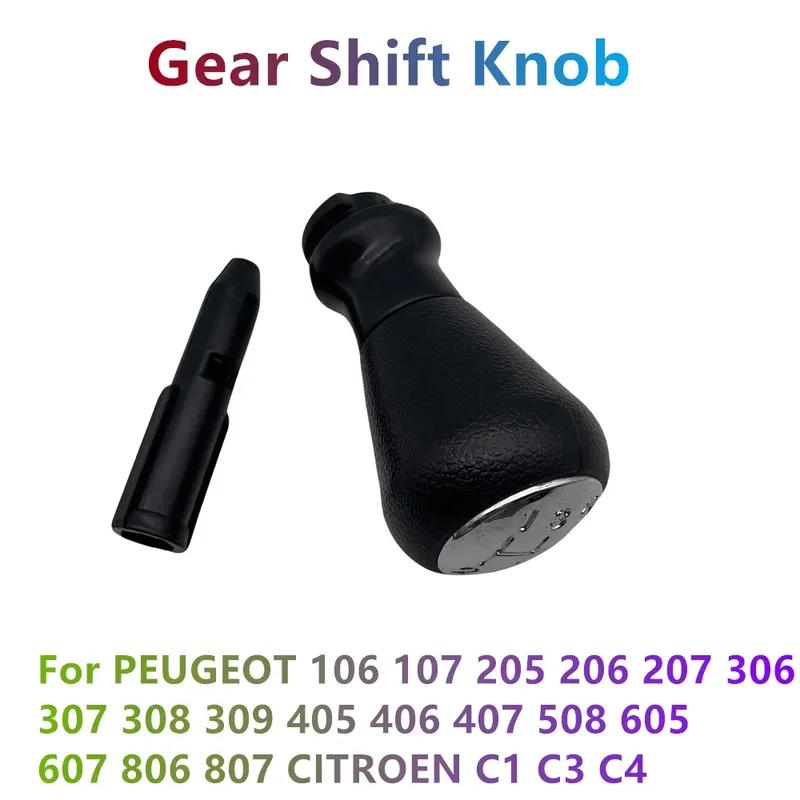 High Quality Gear Shift Knob 5 Speed For CITROEN C1 C3 C4 /PEUGEOT 106 107 205 206 207 306 307 308 309 405 406 407 508 605 607
