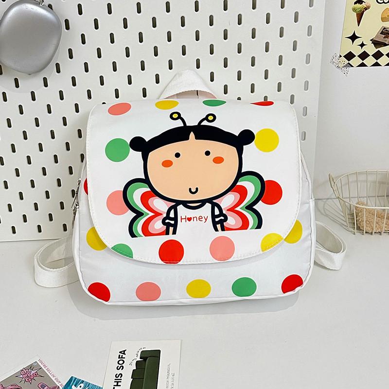 

Adorable Cartoon Kids Backpack For School Lightweight Nylon Design Perfect For Boys And Girls белый