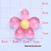 Ice-Clear Glitter Five-Petal Flower Medium DIY Jewelry Hair Clip Resin Kit