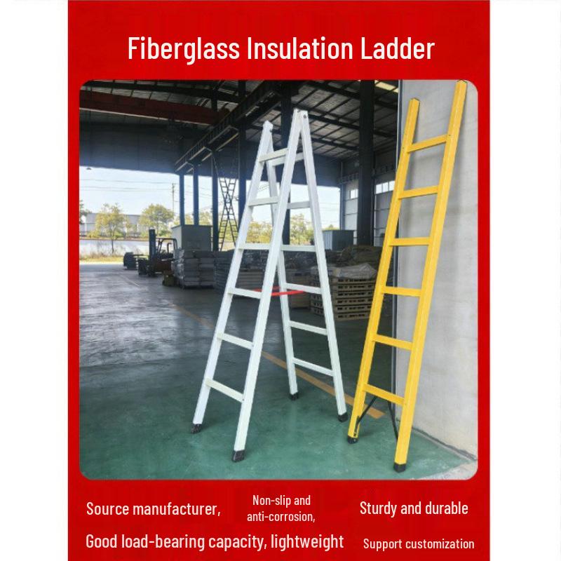Fiberglass Insulated A-Frame Electrician's Ladder