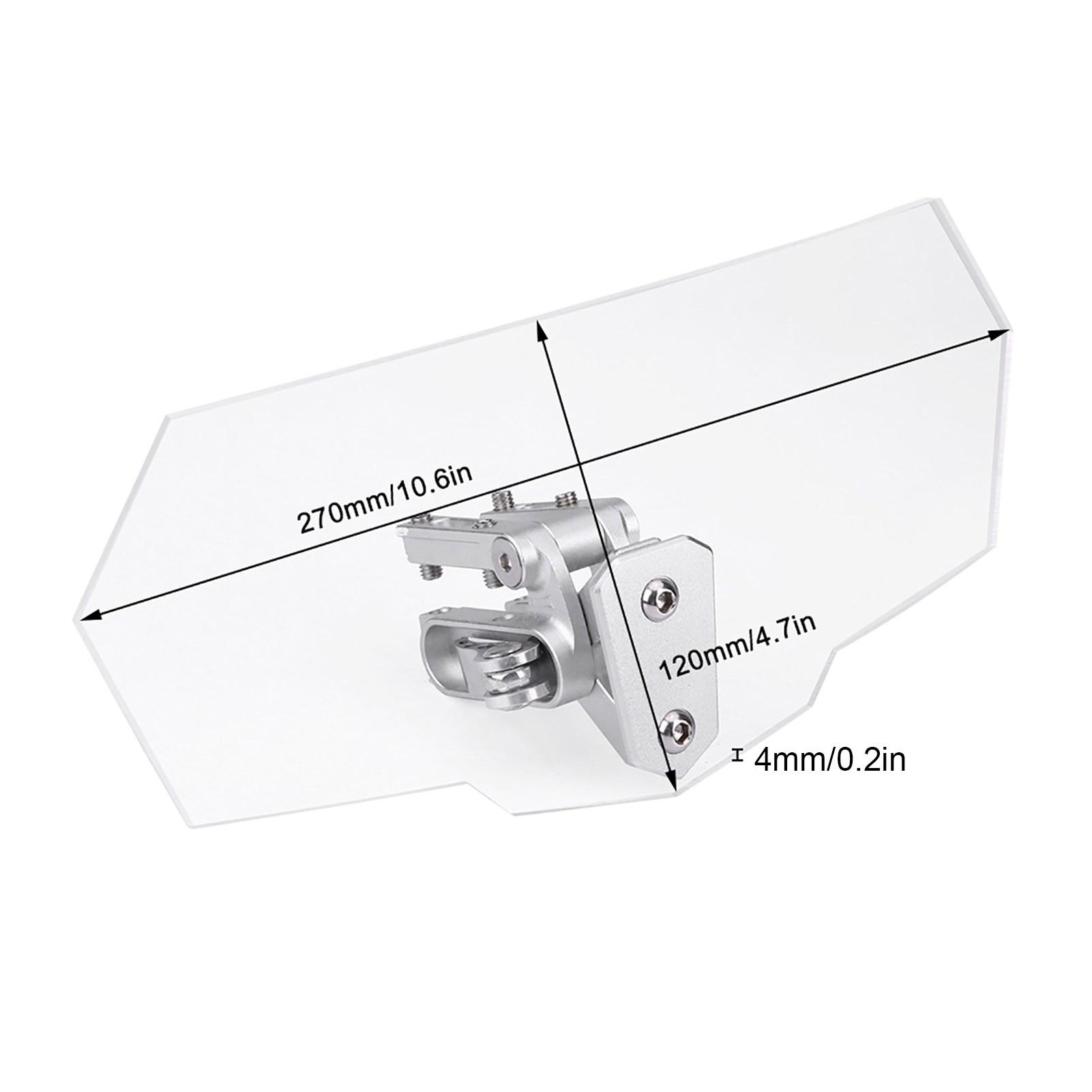 

Универсальный регулируемый ветровой дефлектор для мотоцикла белый