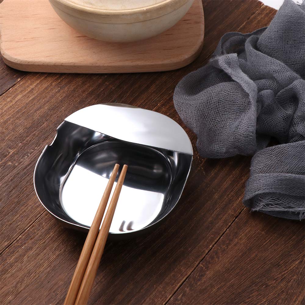 Stainless Steel Spoon Rack Thickened Spatula Holder Fruits Plates Snack Bowl Dinning Table