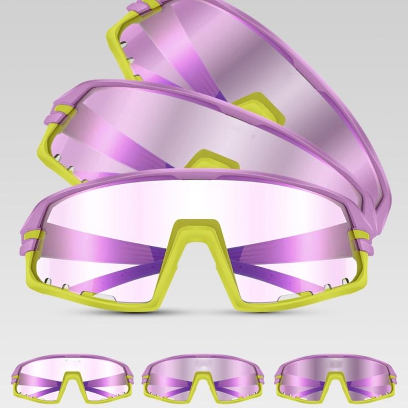 Bicycles Windproof Goggles Photochromic Cycling Glasses Outdoor Sports Bike Glasses Sunglasses for Men and Women