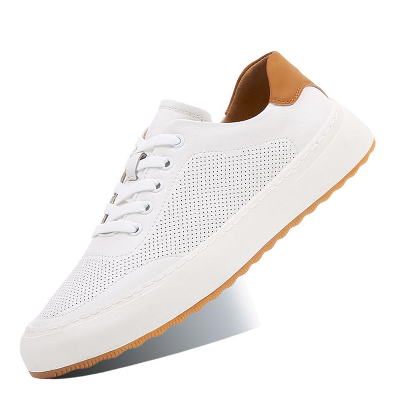 Italian Mens Summer Casual Shoes High Quality Breathable Sneakers Copfy Thick Soles Designer Oxford Shoes Men Running Sport Shoe