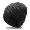 60-65Cm  Big Head Wool Blended Knitted Hats Men Winter Keep Warm Thickened Toand Beanies Large Size Cold Skullies Ski Golf Cap