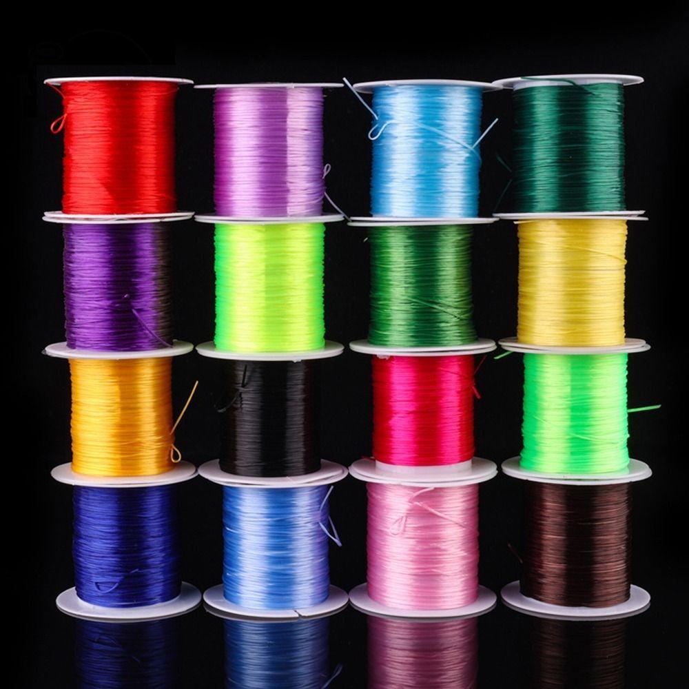 Cordon élastique pour perles, bijoux, bricolage, cordons extensibles, ligne élastique durable, bracelets, colliers