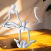 Thinker Statue Collectible Resin Abstract Art Sculpture Desktop Ornaments Christmas Gifts Home Decor For Office Study Shelf