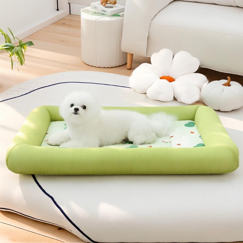 Summer Cooling Pet Bed for Dogs Cats Breathable Mesh Washable Dog Bed SofaMat Waterproof Oxford Cloth Puppy Cushion Pet Supplies