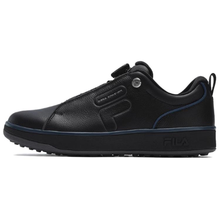 New FILA GF 1911 Trainer Low top Golf Shoes Men's Black A12M441705FBB