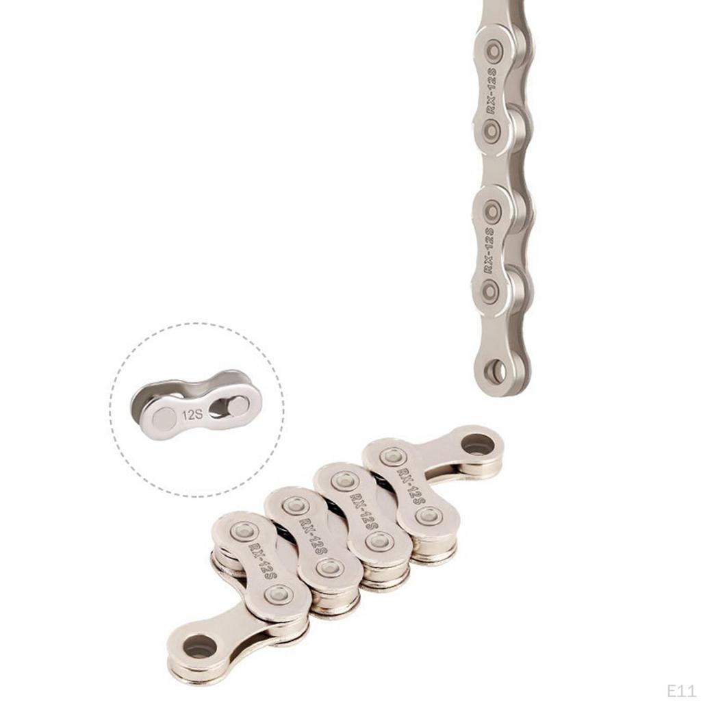 Carbon Steel 9 Single Bike Chain High Strength Road Mountain Folding Half Hollow Chains Replacement