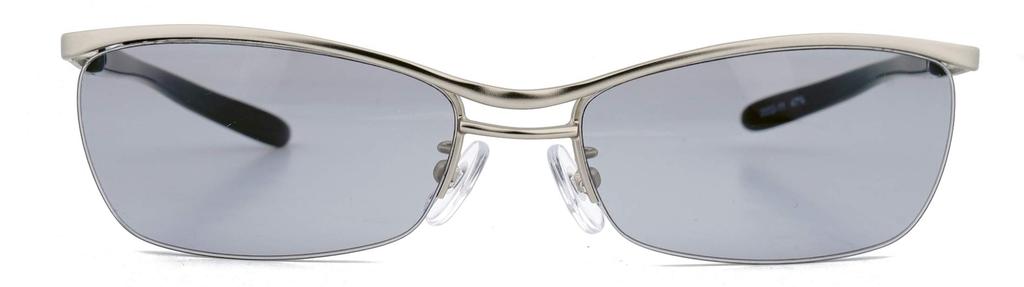 FEEL LIFE EYE WEAR Fashion Metal and Nylon UV Case Stylish FI2002 Matte x Light Men's Sunglasses, Frame, Protection, Included, (Silver Smoke)