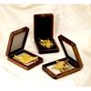 Wooden Coin Organizer Elegant Militarys Medals Storage Case Stylish Badge Presentation Box Jewelry Packaging Gift Box