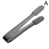 Steel Ice Tong Cube Clips With Silicone Antislip Dessert Sugar Head Barbecue For Kitc R0O9