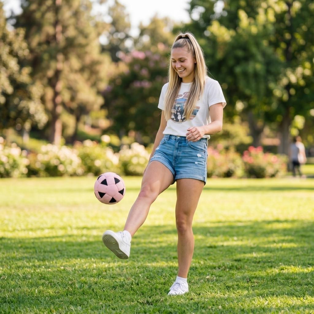 Soft Fabric Soccer Bean Bag Toy Filled with Lightweight Material Suitable for Beginners Indoor and Outdoor Use Freestyle Activity Gift