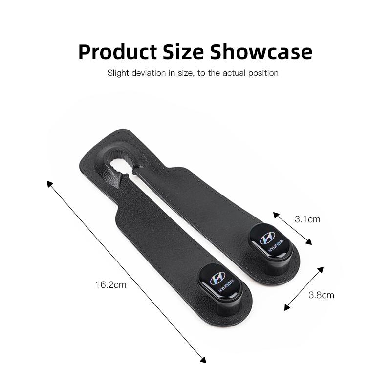 Car Headrest Hooks Hanger For Bags Seat Back Accessories For Hyundai Accent Kona Elantra Getz Ioniq IX35 Azera Solaris GDI Equus R5