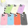 Simple Love Heart Phone Case For IPhone 14 13 12 11 Pro Max Mini 7 8 6 6S Plus X XS XR SE 2020 2022 Candy Colored Cover