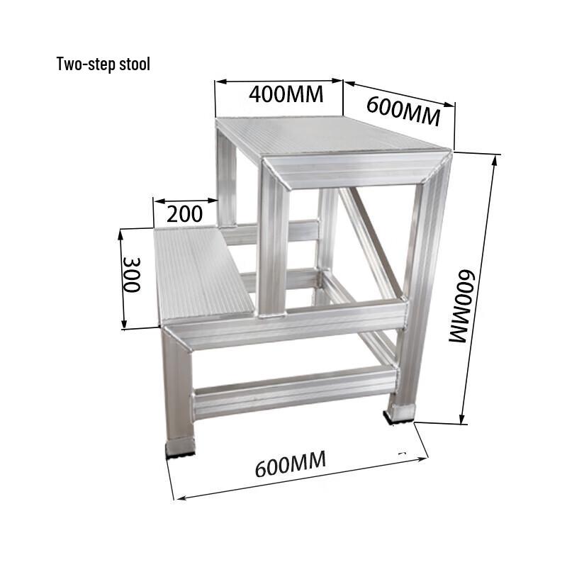 HuaWeiLong Aluminum Alloy Step Ladder