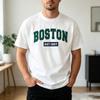 Boston EST 1997 Grafik T-Shirt Vintage USA Stadt Druck Unisex Kurzarm Lässiges T-Shirt Oberteil Oversized T-Shirt